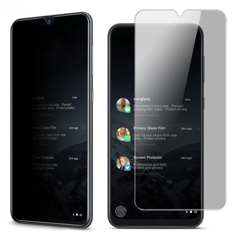 IMAK Anti-Peep 9H Tempered Glass Screen Protector Film for Samsung Galaxy M31 - 1