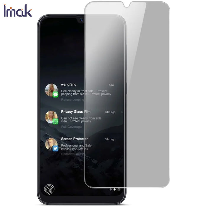 IMAK Anti-Peep 9H Tempered Glass Screen Protector Film for Samsung Galaxy M31 - 4