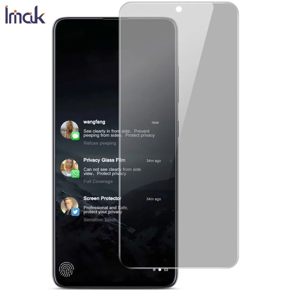 IMAK Anti-Peep 9H Tempered Glass Screen Protection Film for Samsung Galaxy A81 / Note 10 Lite / M60S - 4