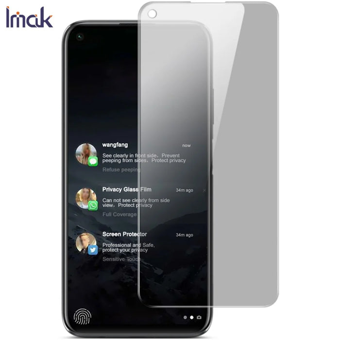 IMAK Privacy Anti-Peep Tempered Glass Screen Protector for Huawei P40 Lite / nova 6 SE / Nova 7i - 4
