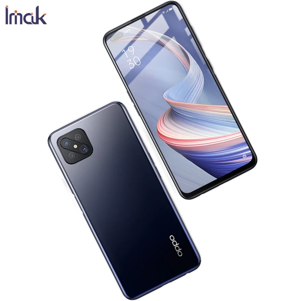 IMAK Pro+ Full Coverage Anti-explosion Tempered Glass Screen Protector Film for Realme 6 / OPPO A92s - 4