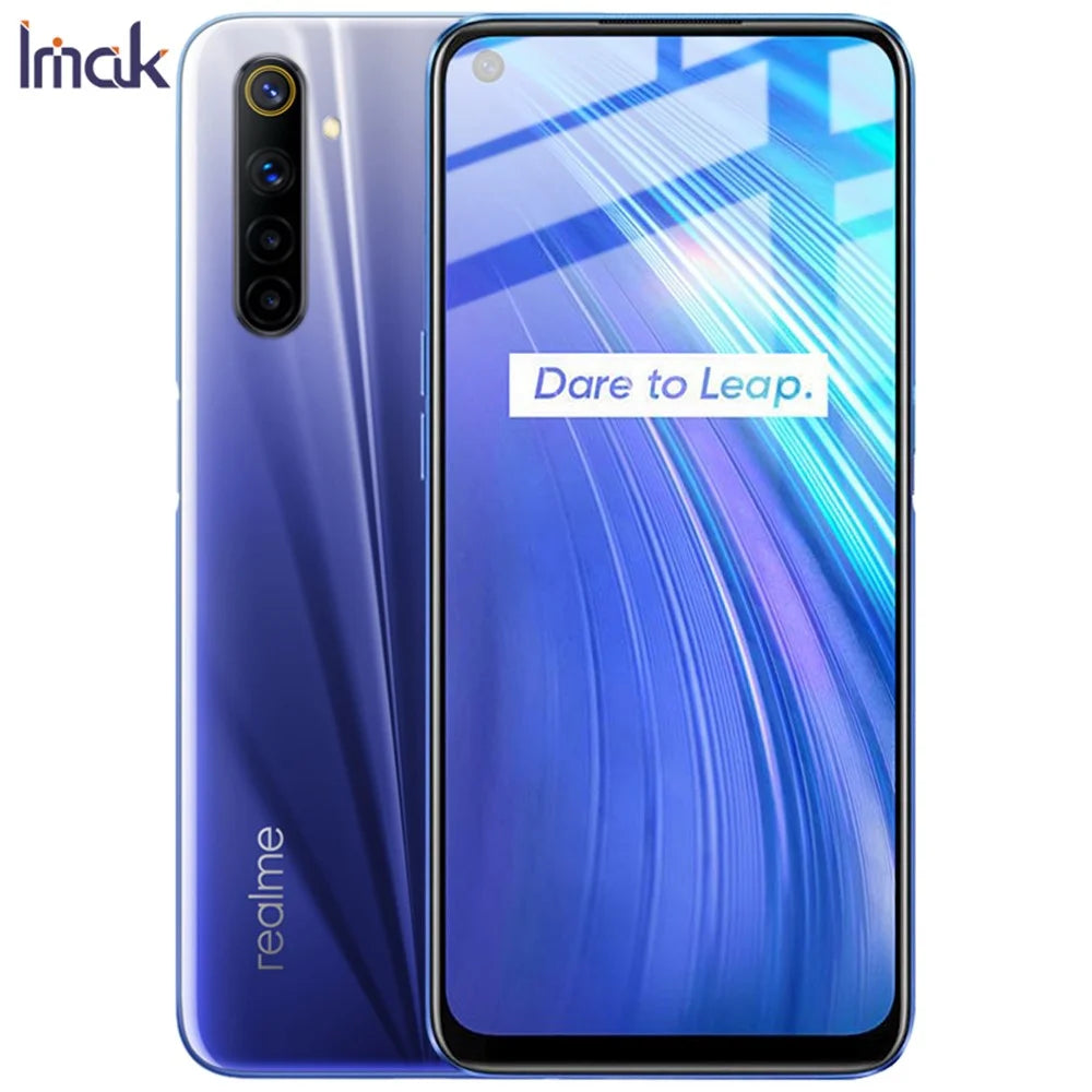 IMAK Pro+ Full Coverage Anti-explosion Tempered Glass Screen Protector Film for Realme 6 / OPPO A92s - 5