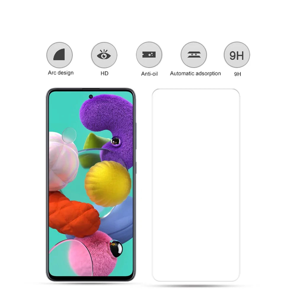 MOCOLO 2.5D Tempered Glass Screen Full Glue Film for Samsung Galaxy A51 SM-A515 - 2