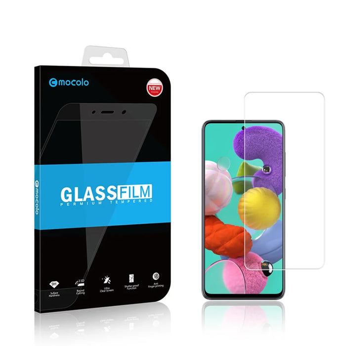MOCOLO 2.5D Tempered Glass Screen Full Glue Film for Samsung Galaxy A51 SM-A515 - 7
