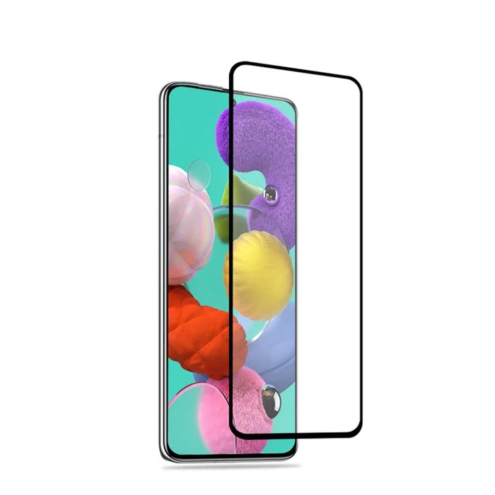 MOCOLO for Samsung Galaxy A51 SM-A515 3D Curved Side Glue Tempered Glass Full Screen Protector Film - Black - 4