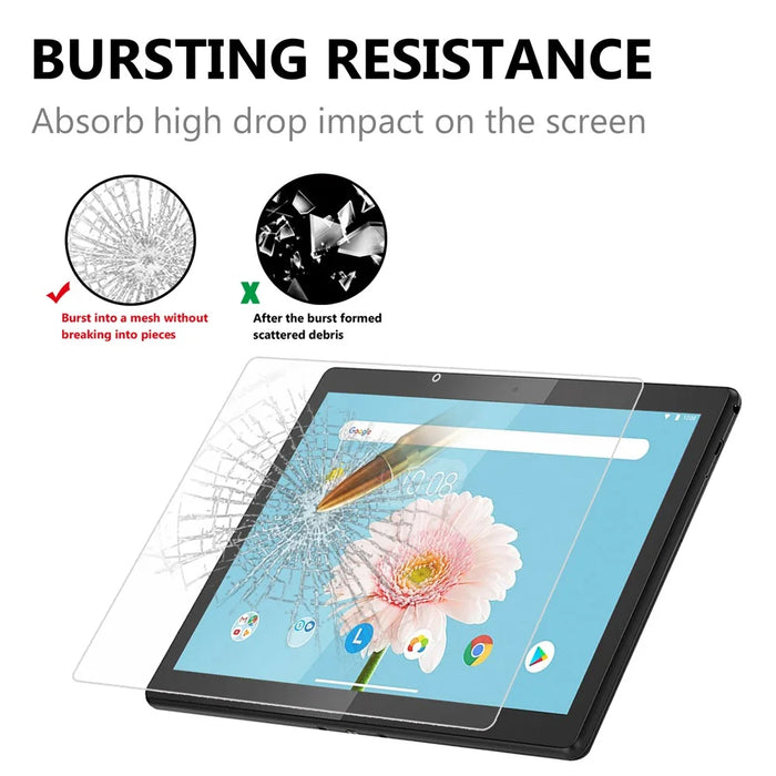 Tempered Glass Screen Protector Guard Film Arc Edge for Lenovo Tab M10 TB-X605F - 3