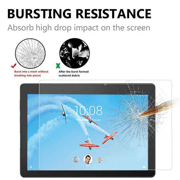 Tempered Glass Screen Protector Film Arc Edge for Lenovo Tab E10 - 3