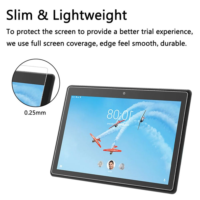 Tempered Glass Screen Protector Film Arc Edge for Lenovo Tab E10 - 4