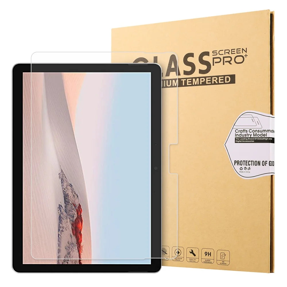 Tempered Glass Screen Protector Guard Film Straight Edge for Microsoft Surface Go 2 - 1