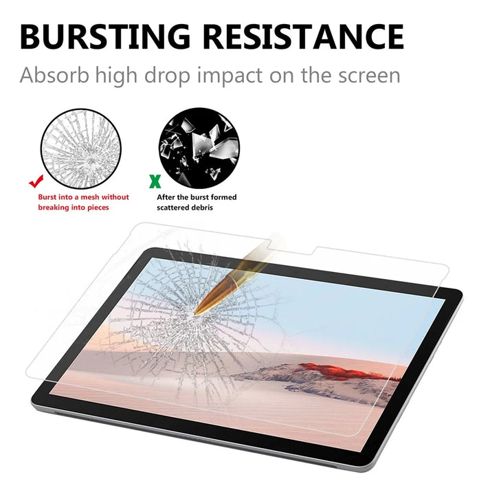 Tempered Glass Screen Protector Guard Film Straight Edge for Microsoft Surface Go 2 - 3