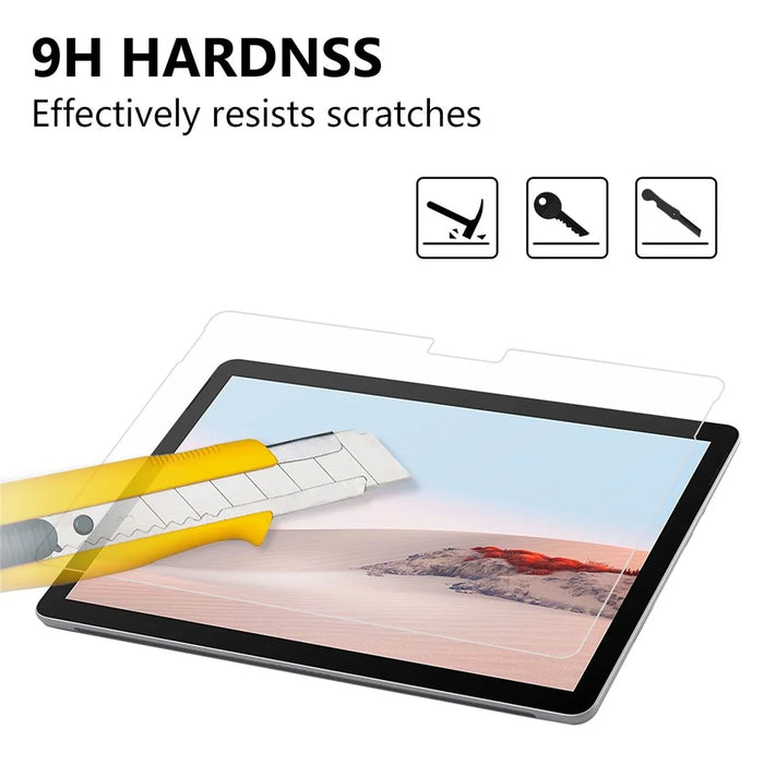 Tempered Glass Screen Protector Guard Film Straight Edge for Microsoft Surface Go 2 - 6