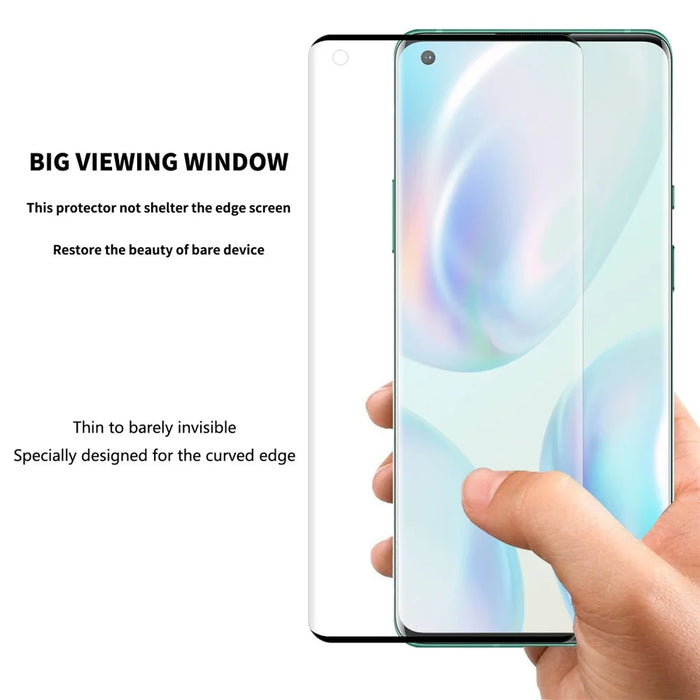 ENKAY 0.26mm 9H 3D Full Coverage Arc Edges Tempered Glass Screen Protector for OnePlus 8 - 3
