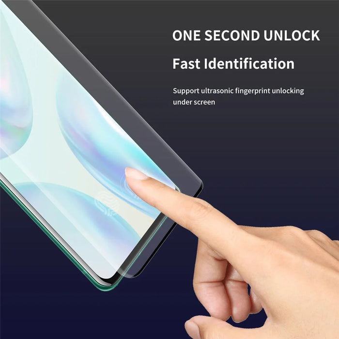 ENKAY 0.26mm 9H 3D Full Coverage Arc Edges Tempered Glass Screen Protector for OnePlus 8 - 4