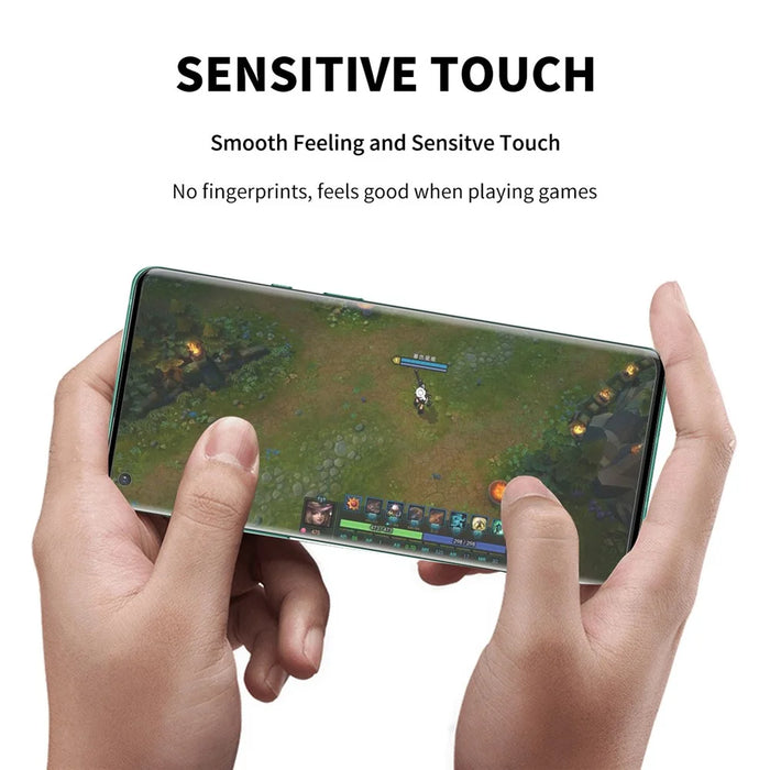ENKAY 0.26mm 9H 3D Full Coverage Arc Edges Tempered Glass Screen Protector for OnePlus 8 - 7