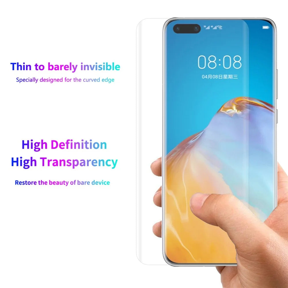 ENKAY 3D Full Curved PET HD Screen Film for Huawei P40 Pro - Without Black Edge - 3