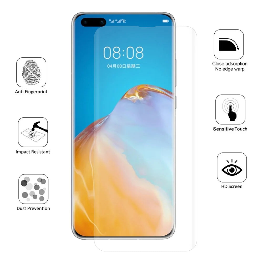 ENKAY HAT PRINCE Hydrogel Film 3D Full Size Screen Cover Soft Film for Huawei P40 Pro - 5