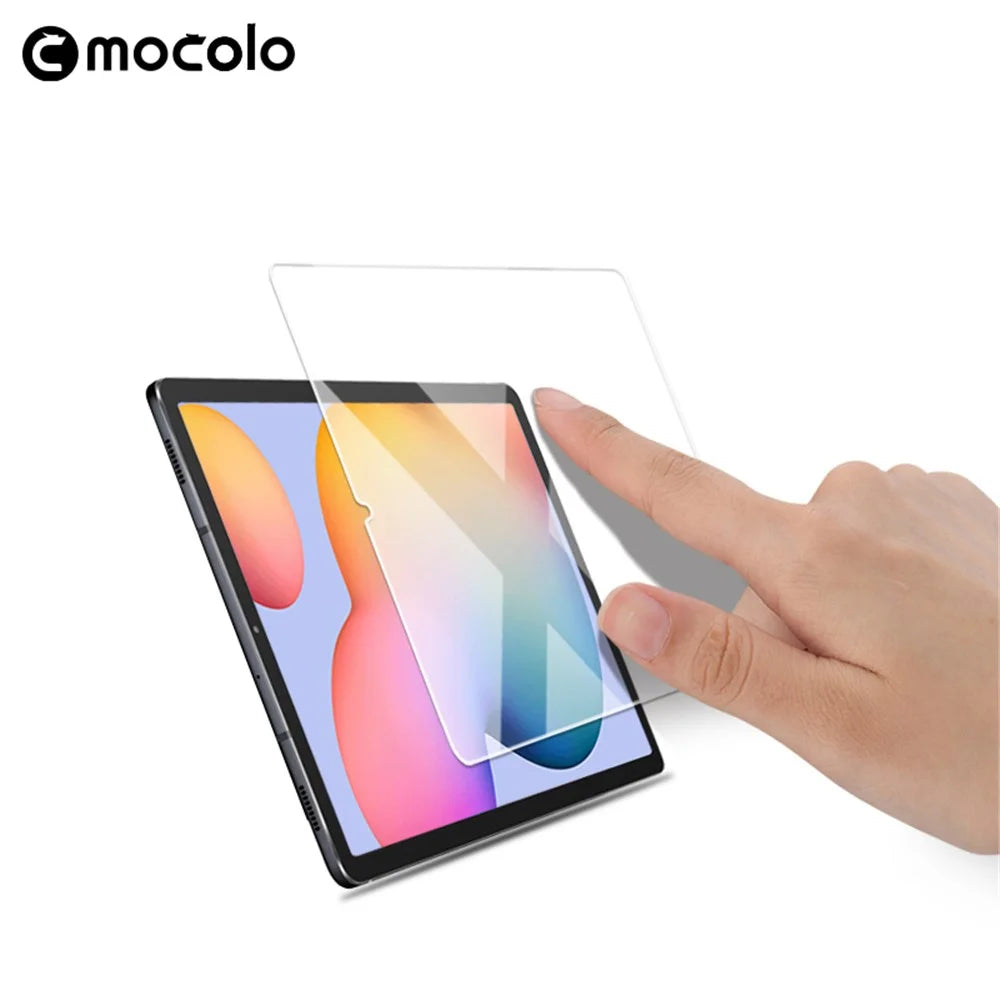 MOCOLO Guard Film for Samsung Galaxy Tab S6 Lite (2020) P610 P615 / (2022) / (2024) , Full Coverage High Clarify Tempered Glass Screen Protector - 4