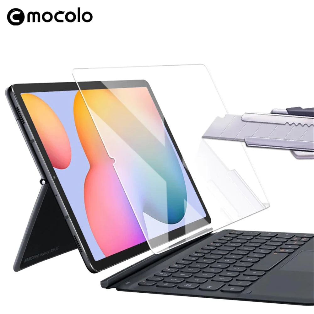 MOCOLO Guard Film for Samsung Galaxy Tab S6 Lite (2020) P610 P615 / (2022) / (2024) , Full Coverage High Clarify Tempered Glass Screen Protector - 5