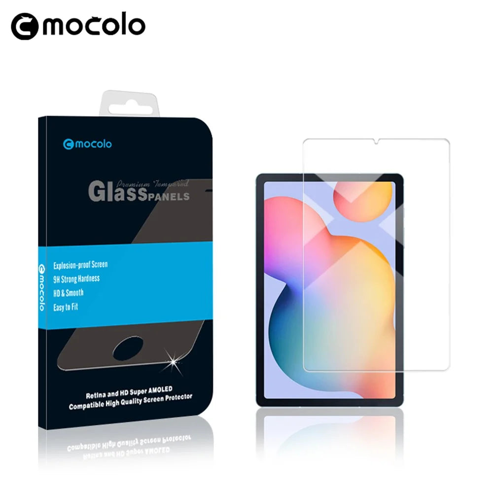 MOCOLO Guard Film for Samsung Galaxy Tab S6 Lite (2020) P610 P615 / (2022) / (2024) , Full Coverage High Clarify Tempered Glass Screen Protector - 7