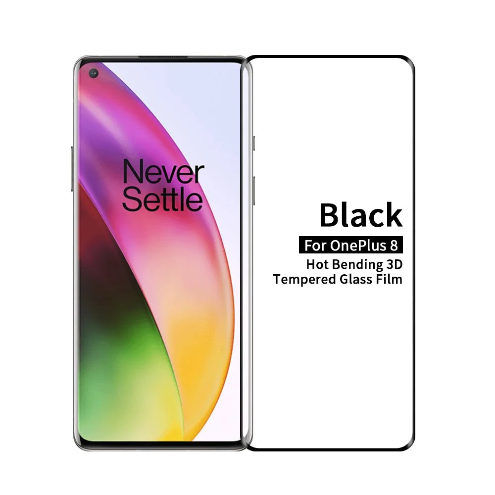 MOFI 3D Curved Tempered Glass Full Screen Protector Film for OnePlus 8 - 1