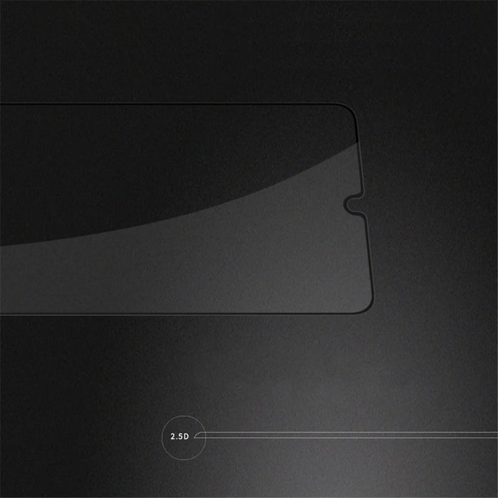 MOCOLO Silk Printing Tempered Glass Full Screen Protector [Full Glue] for Samsung Galaxy A41 (Global Version) - Black - 4