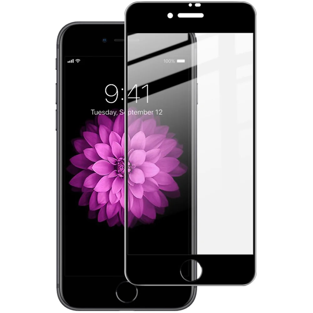 IMAK Pro+ Full Coverage Tempered Glass Screen Film for iPhone SE (2nd Generation) - 1