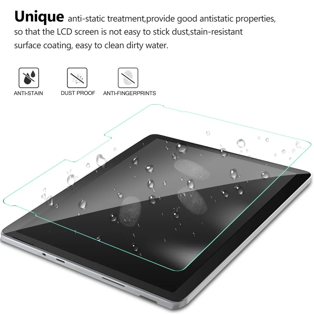 For Microsoft Surface Go 2/3 Tempered Glass Screen Protector Full Cover Anti-Scratch Arc Edge Film - 4