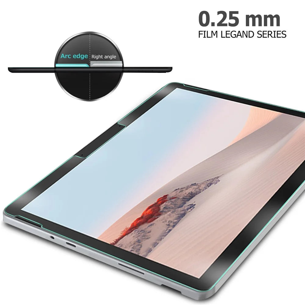 For Microsoft Surface Go 2/3 Tempered Glass Screen Protector Full Cover Anti-Scratch Arc Edge Film - 6