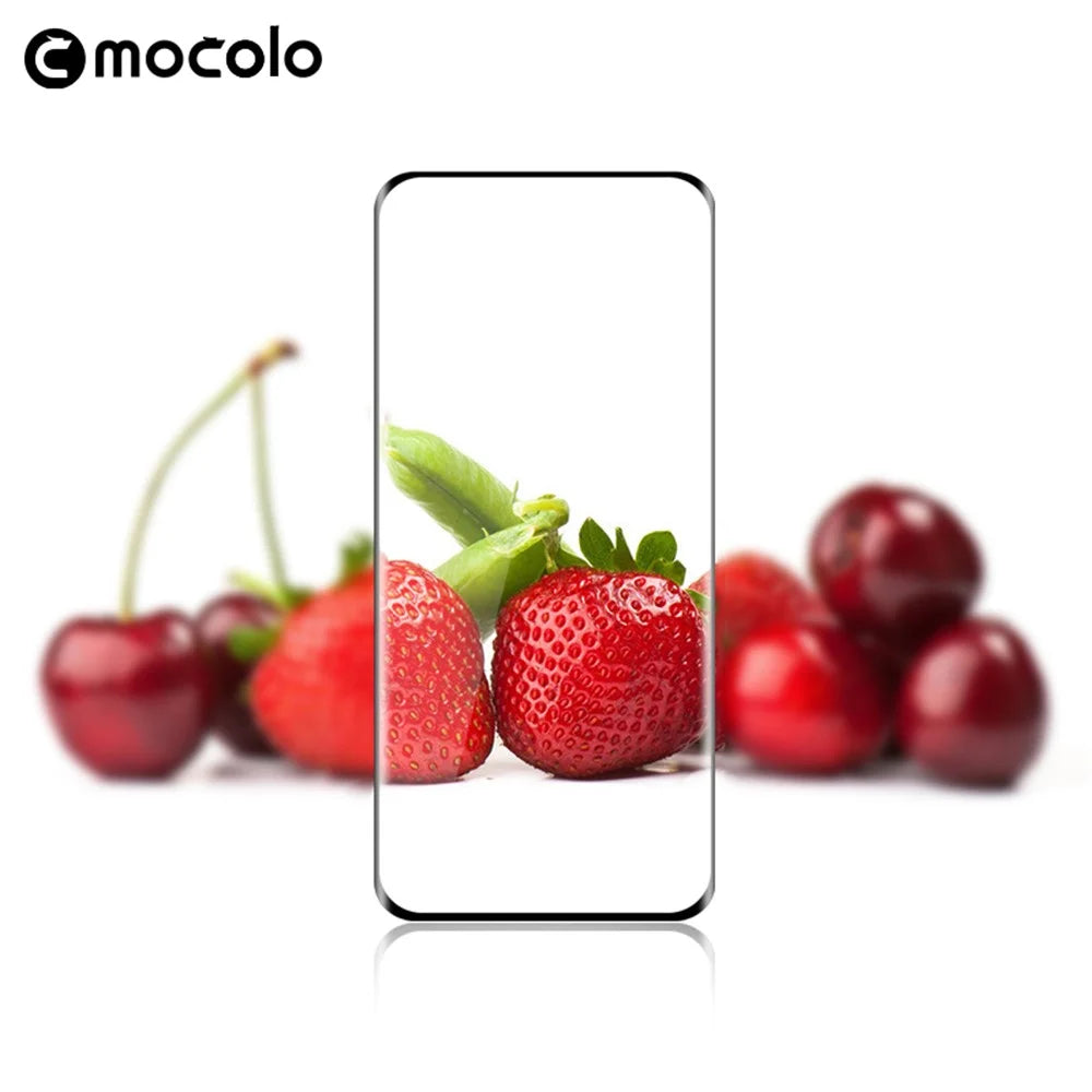 MOCOLO 3D Curved Full Screen Tempered Glass Screen Protector Film (Full Glue) for Huawei P40 Pro - Black - 3