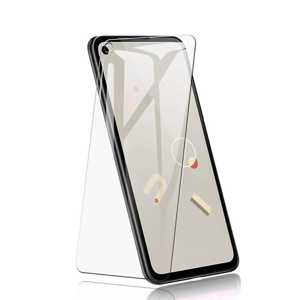 For Google Pixel 4a 4G 0.3mm Tempered Glass Screen Protector Film Arc Edge - 1