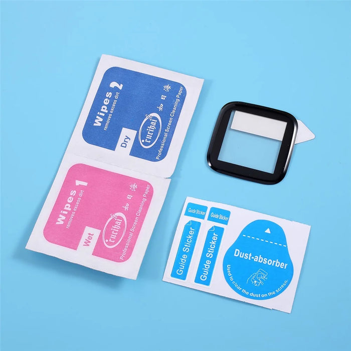 RURIHAI 3D Curved Full Glue Watch Screen Film Protector for Fitbit Versa 2 - 3