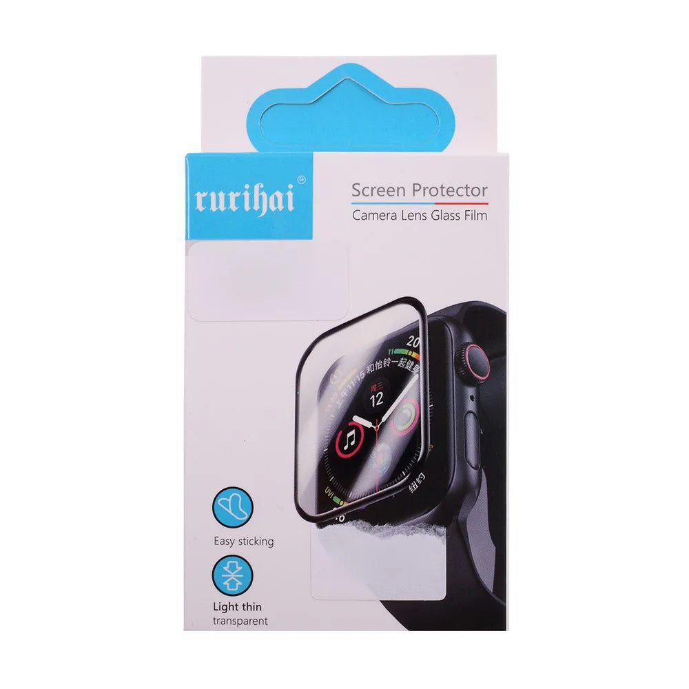 RURIHAI 0.2mm 3D Curved PMMA Glass Screen Protector Film Full Glue for Huami Amazfit GTS - 5