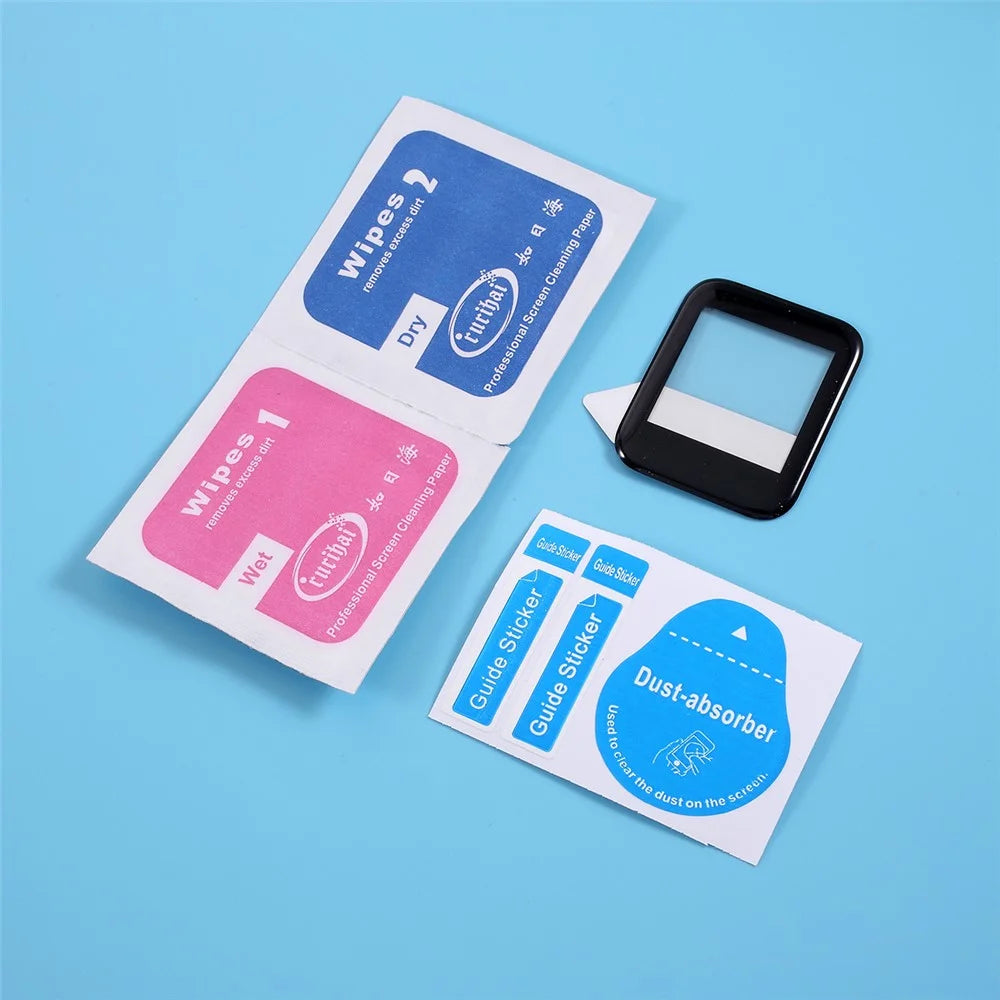 RURIHAI 0.2mm 3D Curved PMMA Glass Screen Protector Full Glue for Huami Amazfit Pop - 3