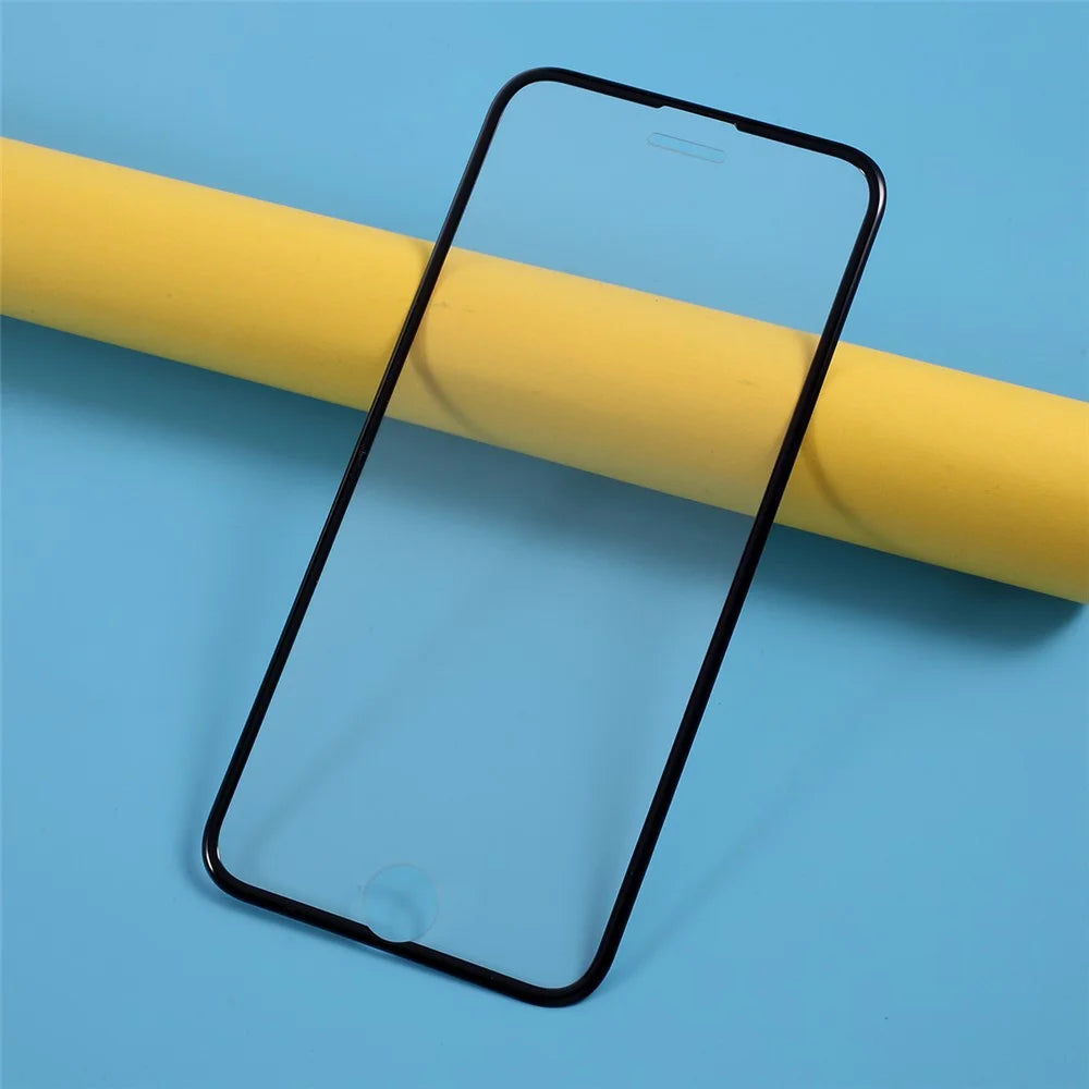 Soft PC Edge Anti-explosion Tempered Glass Screen Protector for Apple iPhone 6/7/8 4.7 inch - Black - 2