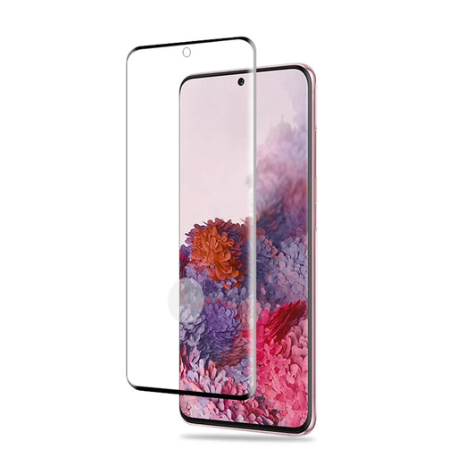 AMORUS for Samsung Galaxy S20 4G / S20 5G Full Coverage 3D Curved Full Glue Tempered Glass Screen Guard Film [Support Ultrasonic Fingerprint Unlock] - 2