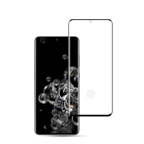 MOCOLO for Samsung Galaxy S20 Ultra 3D Curved Full Screen Full Glue Tempered Glass Screen Protective Film [Support Ultrasonic Fingerprint Unlock] - 1