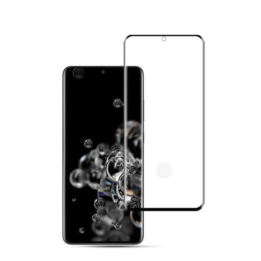 MOCOLO for Samsung Galaxy S20 Ultra 3D Curved Full Screen Full Glue Tempered Glass Screen Protective Film [Support Ultrasonic Fingerprint Unlock] - 1