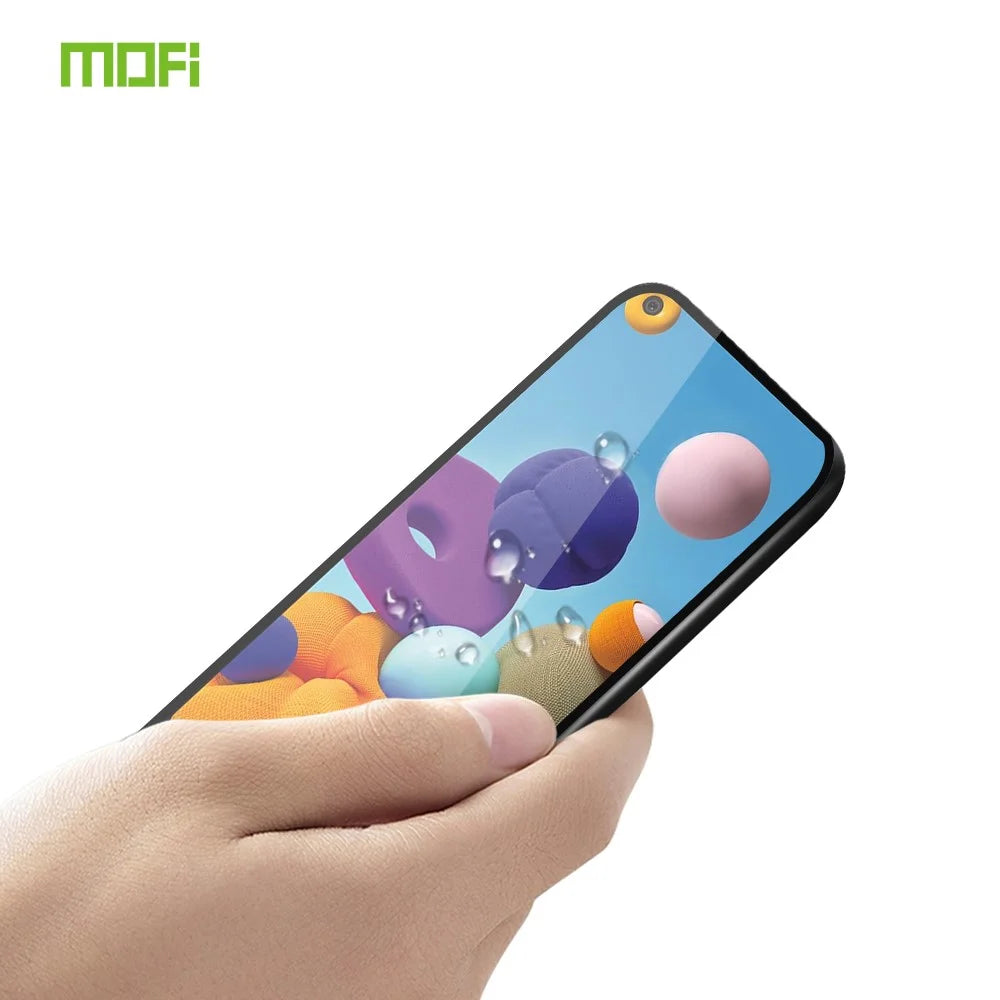MOFI Anti-burst Full Size Tempered Glass Screen Protective Film for Samsung Galaxy A21s - 4
