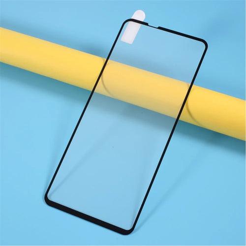 Silk Print Full Size Full Glue Tempered Glass Screen Protector for Samsung Galaxy A21s - 1