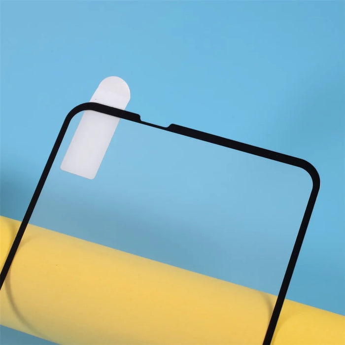 Silk Print Full Size Full Glue Tempered Glass Screen Protector for Samsung Galaxy A21s - 3