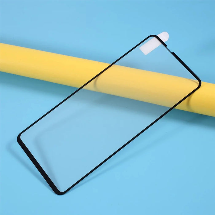 Silk Print Full Size Full Glue Tempered Glass Screen Protector for Samsung Galaxy A21s - 5