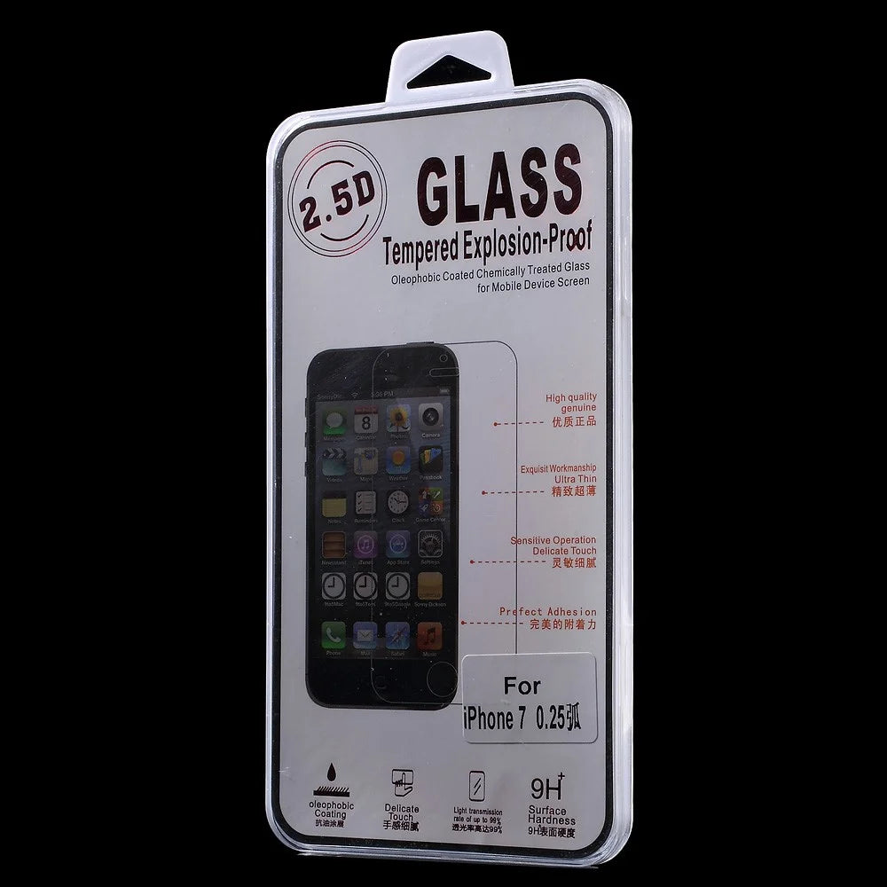 0.25mm Tempered Glass Screen Protector Film for iPhone SE 2nd Gen (2020)/SE (2022)/8/7 4.7 inch Arc Edge - 6