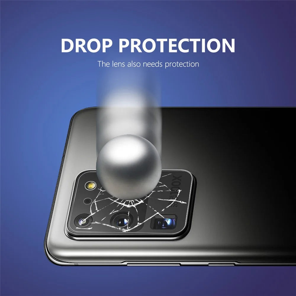 2Pcs ENKAY HAT PRINCE [0.2mm 9H 2.15D Arc Edges] Tempered Glass Back Camera Lens Guard Films for Samsung Galaxy S20 Ultra - 3