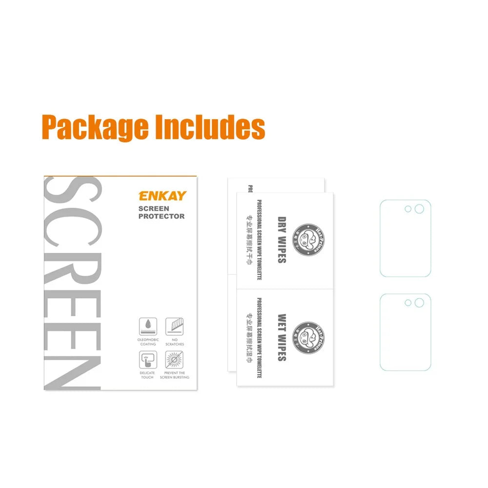 2Pcs ENKAY HAT PRINCE [0.2mm 9H 2.15D Arc Edges] Tempered Glass Back Camera Lens Guard Films for Samsung Galaxy S20 Ultra - 7