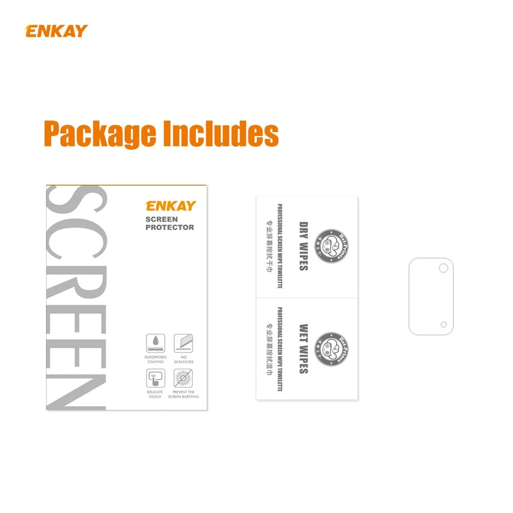 ENKAY HAT PRINCE 0.2mm 9H 2.15D Tempered Glass Camera Lens Protectors [Arc Edge] for Samsung Galaxy S20 Plus - 7