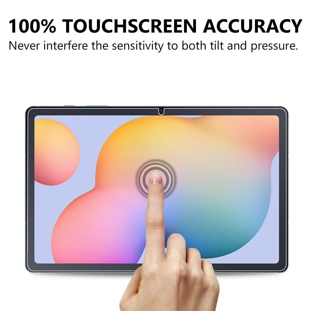 Anti-Scratch Ultra Clear Arc Edge Premium Tempered Glass Full Screen Film for Samsung Galaxy Tab S11 / S10 Lite / S10 FE / S9 FE / S9 / S8 / S7 - 5