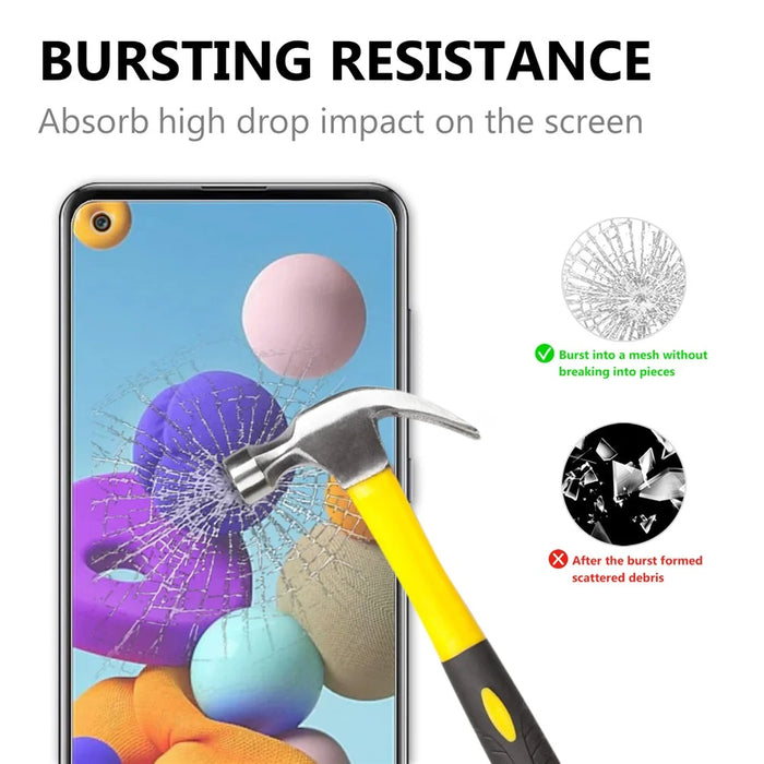 2.5D 9H Arc Edge Tempered Glass Film for Samsung Galaxy A21s - 2