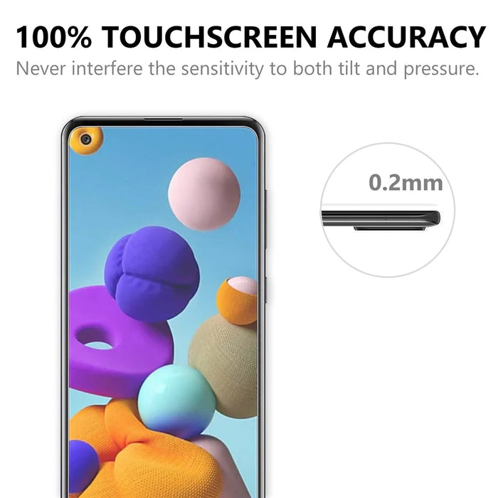 2.5D 9H Arc Edge Tempered Glass Film for Samsung Galaxy A21s - 6