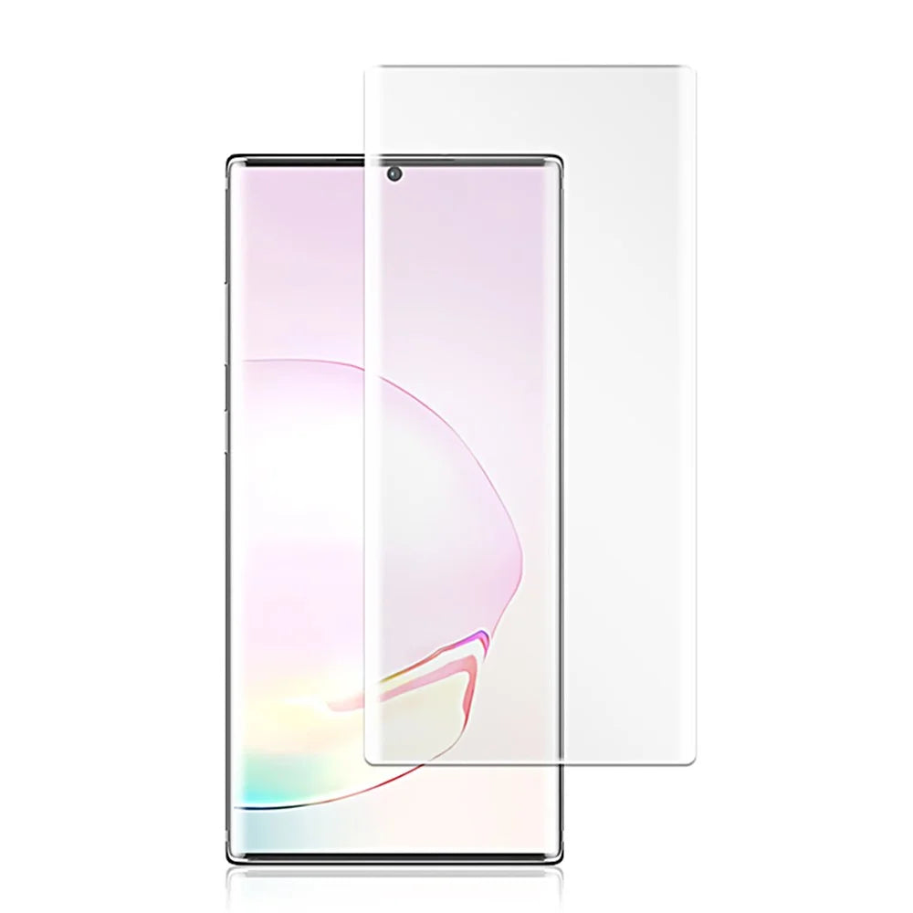 MOCOLO HD Clear 3D Curved [UV Light Irradiation] Film for Samsung Galaxy Note20 Ultra/Note20 Ultra 5G, Full Cover Full Glue Tempered Glass Screen Protector Scratch Resistant Bubble-Free - 1