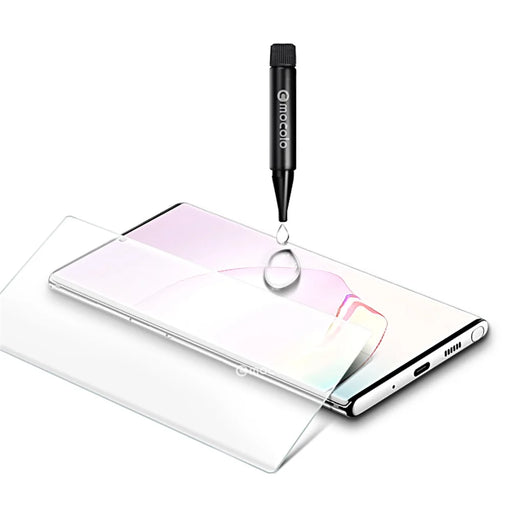 MOCOLO HD Clear 3D Curved [UV Light Irradiation] Film for Samsung Galaxy Note20 Ultra/Note20 Ultra 5G, Full Cover Full Glue Tempered Glass Screen Protector Scratch Resistant Bubble-Free - 2